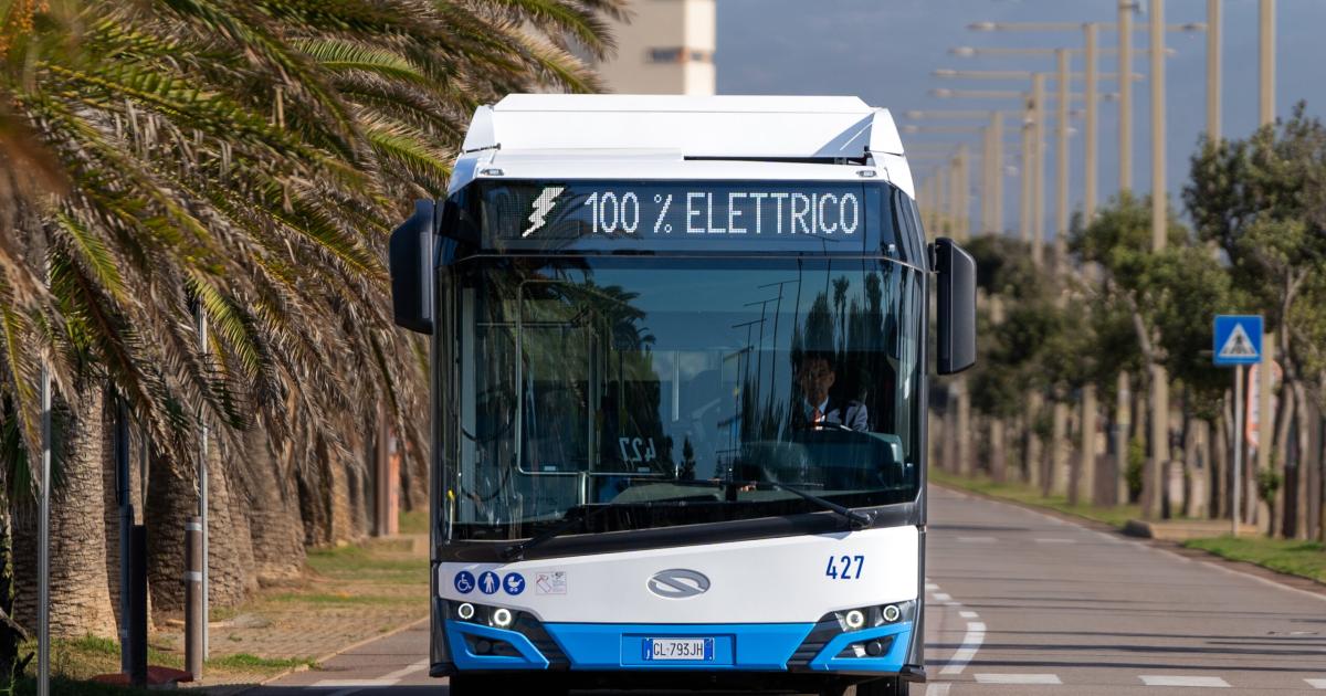 Bus elettrico Poetto
